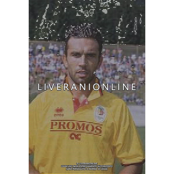 RETROSPETTIVA LUCA PELLEGRINI CALCIATORE NELLA FOTO CON LA MAGLIA DEL RAVENNA CALCIO NEL 1993 ©DFP/ARCHIVIO AGENZIA ALDO LIVERANI SAS