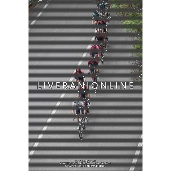 24-05-2022 Giro D\'italia; Tappa 16 Salo - Aprica; 2022, Ineos - Grenadiers; Carapaz Antonio, Richard Antonio; Swift, Ben; ©SIROTTI/AGENZIA ALDO LIVERANI SAS