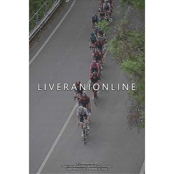 24-05-2022 Giro D\'italia; Tappa 16 Salo - Aprica; 2022, Ineos - Grenadiers; Carapaz Antonio, Richard Antonio; Swift, Ben; ©SIROTTI/AGENZIA ALDO LIVERANI SAS