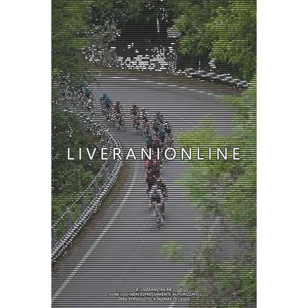 24-05-2022 Giro D\'italia; Tappa 16 Salo - Aprica; 2022, Ineos - Grenadiers; Carapaz Antonio, Richard Antonio; Swift, Ben; ©SIROTTI/AGENZIA ALDO LIVERANI SAS