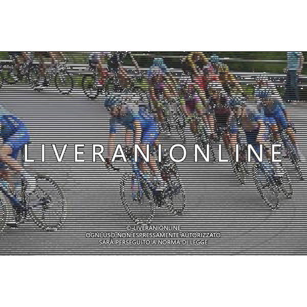 24-05-2022 Giro D\'italia; Tappa 16 Salo - Aprica; 2022, Bikeexchange - Jayco; Howson, Damien; Craddock, Lawson; ©SIROTTI/AGENZIA ALDO LIVERANI SAS