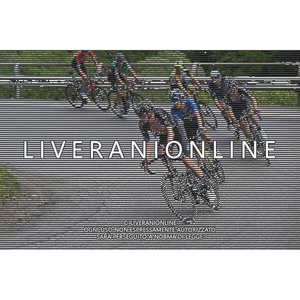 24-05-2022 Giro D\'italia; Tappa 16 Salo - Aprica; 2022, Dsm; 2022, Jumbo - Visma; Arensman, Thymen; Bouwman, Koen; Hamilton, Chris; ©SIROTTI/AGENZIA ALDO LIVERANI SAS