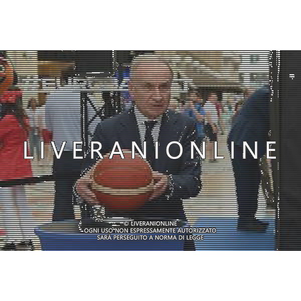 ¬© TVRG Countdown EuroBasket 2022 nella foto Giovanni Petrucci presidente FIP Federazione Italiana Pallacanestro Milano 24-05-2022 A 100 giorni dall\'inizio e\' partito il conto alla rovescia per i Campionati Europei di Basket 2022 foto Roberto Garavaglia/ag. Aldo Liverani sas/AGENZIA ALDO LIVERANI SAS