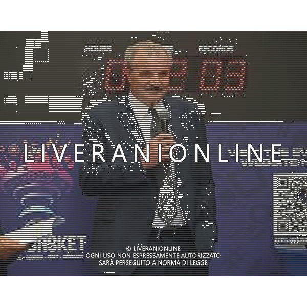 © TVRG Countdown EuroBasket 2022 nella foto Romeo Meo Sacchetti allenatore della Nazionale Milano 24-05-2022 A 100 giorni dall\'inizio e\' partito il conto alla rovescia per i Campionati Europei di Basket 2022 foto Roberto Garavaglia/ag. Aldo Liverani sas/AGENZIA ALDO LIVERANI SAS