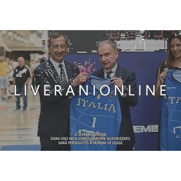 ¬© TVRG Countdown EuroBasket 2022 nella foto Giuseppe Sala SX e Giovanni Petrucci DX Milano 24-05-2022 A 100 giorni dall\'inizio e\' partito il conto alla rovescia per i Campionati Europei di Basket 2022 foto Roberto Garavaglia/ag. Aldo Liverani sas/AGENZIA ALDO LIVERANI SAS