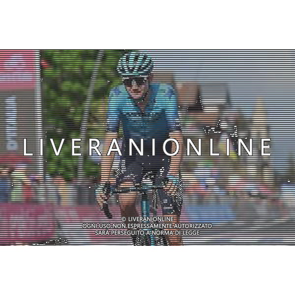 24-05-2022 Giro D\'italia; Tappa 16 Salo - Aprica; 2022, Astana - Qazaqstan; Dombrowski, Joseph Lloyd; Aprica; ©SIROTTI/AGENZIA ALDO LIVERANI SAS