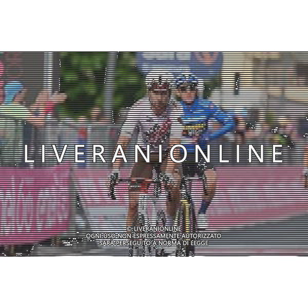 24-05-2022 Giro D\'italia; Tappa 16 Salo - Aprica; 2022, Ag2r - Citroen; Cherel, Mikael; Aprica; ©SIROTTI/AGENZIA ALDO LIVERANI SAS