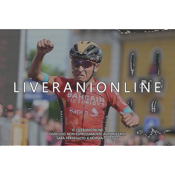 25-05-2022 Giro D\'italia; Tappa 17 Ponte Di Legno - Lavarone; 2022, Bahrain - Victorious; Buitrago Sanchez, Santiago; Lavarone; ©SIROTTI/AGENZIA ALDO LIVERANI SAS