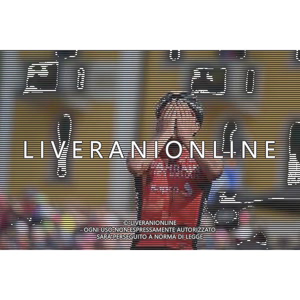25-05-2022 Giro D\'italia; Tappa 17 Ponte Di Legno - Lavarone; 2022, Bahrain - Victorious; Buitrago Sanchez, Santiago; Lavarone; ©SIROTTI/AGENZIA ALDO LIVERANI SAS