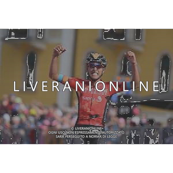 25-05-2022 Giro D\'italia; Tappa 17 Ponte Di Legno - Lavarone; 2022, Bahrain - Victorious; Buitrago Sanchez, Santiago; Lavarone; ©SIROTTI/AGENZIA ALDO LIVERANI SAS