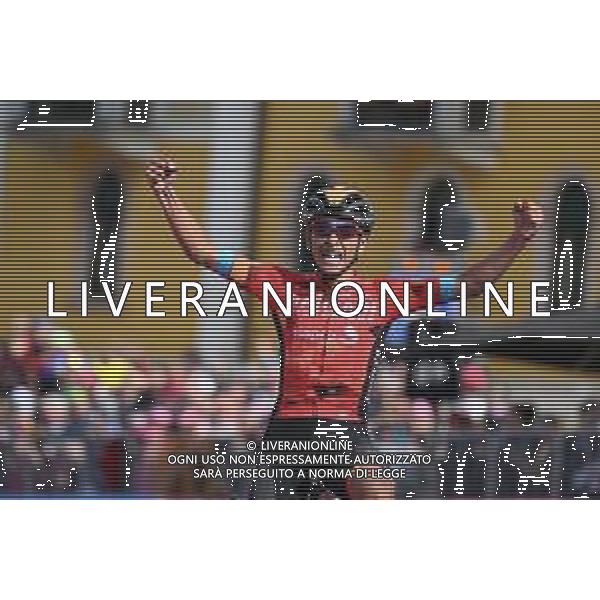 25-05-2022 Giro D\'italia; Tappa 17 Ponte Di Legno - Lavarone; 2022, Bahrain - Victorious; Buitrago Sanchez, Santiago; Lavarone; ©SIROTTI/AGENZIA ALDO LIVERANI SAS