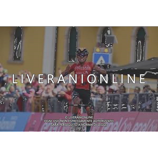 25-05-2022 Giro D\'italia; Tappa 17 Ponte Di Legno - Lavarone; 2022, Bahrain - Victorious; Buitrago Sanchez, Santiago; Lavarone; ©SIROTTI/AGENZIA ALDO LIVERANI SAS