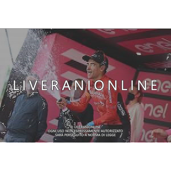 25-05-2022 Giro D\'italia; Tappa 17 Ponte Di Legno - Lavarone; 2022, Bahrain - Victorious; Buitrago Sanchez, Santiago; Lavarone; ©SIROTTI/AGENZIA ALDO LIVERANI SAS