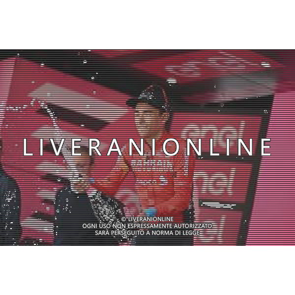 25-05-2022 Giro D\'italia; Tappa 17 Ponte Di Legno - Lavarone; 2022, Bahrain - Victorious; Buitrago Sanchez, Santiago; Lavarone; ©SIROTTI/AGENZIA ALDO LIVERANI SAS