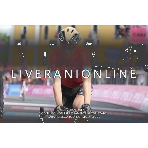 25-05-2022 Giro D\'italia; Tappa 17 Ponte Di Legno - Lavarone; 2022, Bahrain - Victorious; Landa Meana, Mikel; Lavarone; ©SIROTTI/AGENZIA ALDO LIVERANI SAS