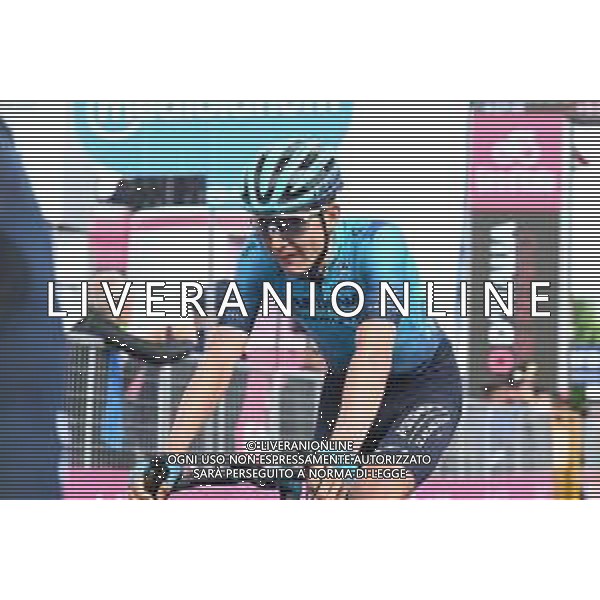 25-05-2022 Giro D\'italia; Tappa 17 Ponte Di Legno - Lavarone; 2022, Astana - Qazaqstan; Dombrowski, Joseph Lloyd; Lavarone; ©SIROTTI/AGENZIA ALDO LIVERANI SAS