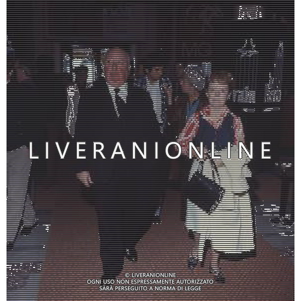ARCHIVIO GIOVANNI LIVERANI NELLA FOTO ALFRED HITCHCOCK AG ALDO LIVERANI