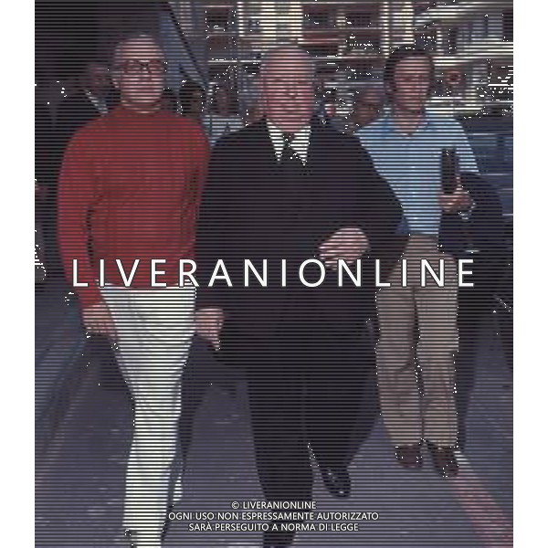 ARCHIVIO GIOVANNI LIVERANI NELLA FOTO ALFRED HITCHCOCK AG ALDO LIVERANI