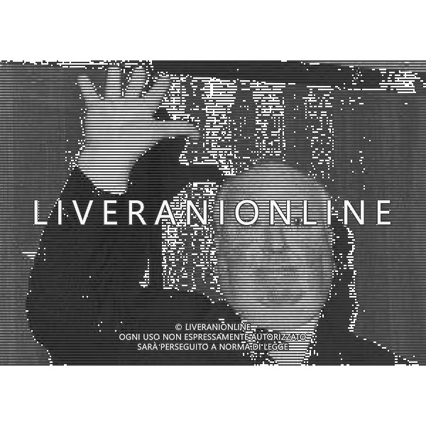 ARCHIVIO GIOVANNI LIVERANI NELLA FOTO ALFRED HITCHCOCK AG ALDO LIVERANI