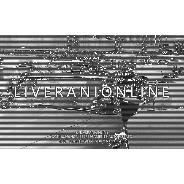 ARCHIVIO GIOVANNI LIVERANI NELLA FOTO ALFRED HITCHCOCK con la moglie AG ALDO LIVERANI