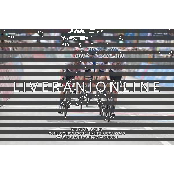 26-05-2022 Giro D\'italia; Tappa 18 Borgo Valsugana - Treviso; 2022, Trek - Segafredo; Mosca, Jacopo; Skjelmose Jensen, Mattias; Treviso; ©SIROTTI/AG. ALDO LIVERANI SAS