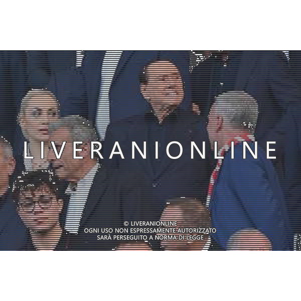 ¬© TVRG Silvio Berlusconi presidente Monza con Marta Fascina in tribuna Monza vs Pisa Monza 26-05-2022 U-Power Stadium Campionato Serie BKT - gara di andata finale playoff foto Roberto Garavaglia/ag. Aldo Liverani sas/AGENZIA ALDO LIVERANI SAS