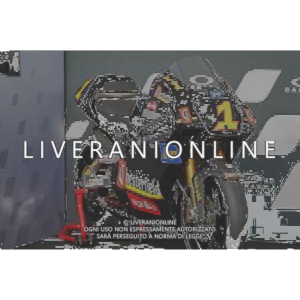 Alessio Marini/LMedia - Max Biagi receives the honor of MotoGP Legend - MotoGP World Championship May 27 2022 - Mugello International Circuit Mugello, Italy Max Biagi receives the honor of MotoGP Legend Photo showing: The Aprilia 250cc bike of Max Biagi @Alessio Marini/LiveMedia /AGENZIA ALDO LIVERANI SAS