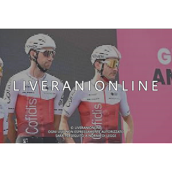 27-05-2022 Giro D\'italia; Tappa 19 Marano Lagunare - Santuario Di Castelmonte; 2022, Cofidis; Villella, Davide; Consonni, Simone; Marano Lagunare; ©SIROTTI/AGENZIA ALDO LIVERANI SAS