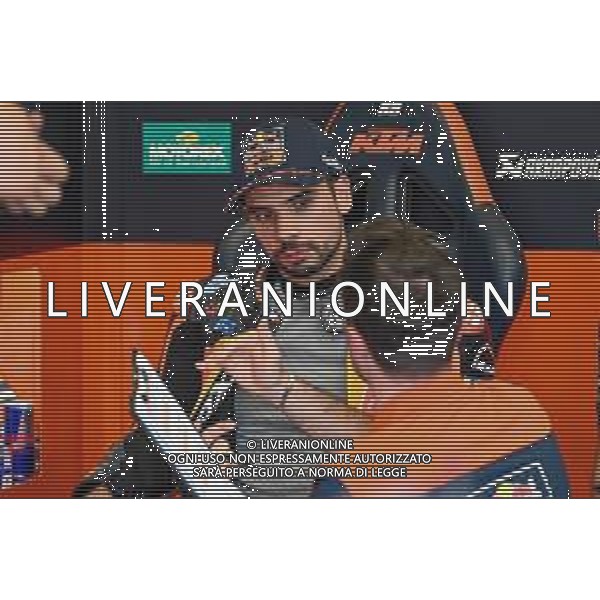 Alessio Marini/LMedia - Gran Premio d\'iItalia Oakley MotoGP Free Practice - MotoGP World Championship May 27 2022 - Mugello International Circuit Mugello, Italy Gran Premio d\'iItalia Oakley MotoGP Free Practice Photo showing: Oliveira Miguel Por Red Bull Ktm Factory Racing Ktm in the pits @Alessio Marini/LiveMedia /AGENZIA ALDO LIVERANI SAS