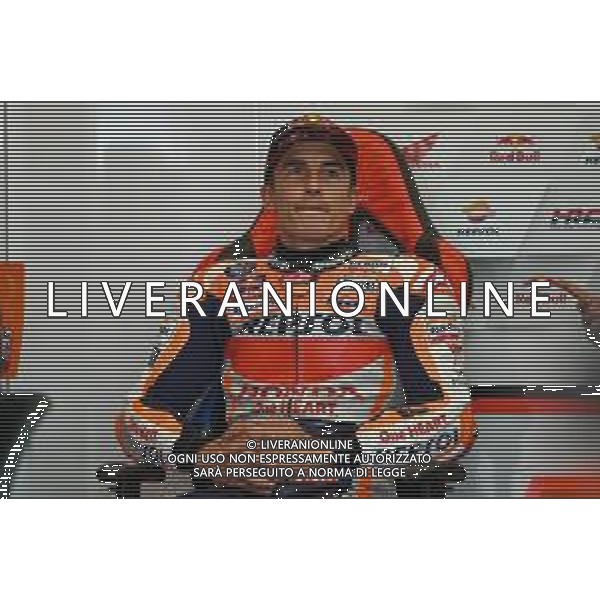 Alessio Marini/LMedia - Gran Premio d\'iItalia Oakley MotoGP Free Practice - MotoGP World Championship May 27 2022 - Mugello International Circuit Mugello, Italy Gran Premio d\'iItalia Oakley MotoGP Free Practice Photo showing: Marquez Marc Spa Repsol Honda Team Honda in the pits @Alessio Marini/LiveMedia /AGENZIA ALDO LIVERANI SAS