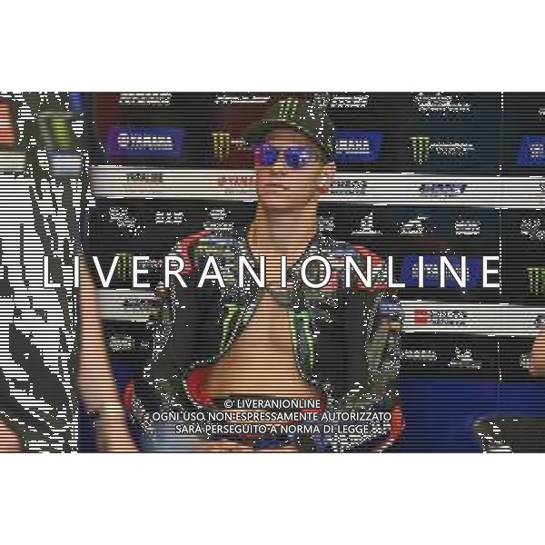 Alessio Marini/LMedia - Gran Premio d\'iItalia Oakley MotoGP Free Practice - MotoGP World Championship May 27 2022 - Mugello International Circuit Mugello, Italy Gran Premio d\'iItalia Oakley MotoGP Free Practice Photo showing: Quartararo Fabio Fra Monster Energy Yamaha Motogp Yamaha in the pits @Alessio Marini/LiveMedia /AGENZIA ALDO LIVERANI SAS