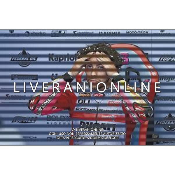 Alessio Marini/LMedia - Gran Premio d\'iItalia Oakley MotoGP Free Practice - MotoGP World Championship May 27 2022 - Mugello International Circuit Mugello, Italy Gran Premio d\'iItalia Oakley MotoGP Free Practice Photo showing: Bastianini Enea Ita Gresini Racing Motogp Ducati in the pits @Alessio Marini/LiveMedia /AGENZIA ALDO LIVERANI SAS