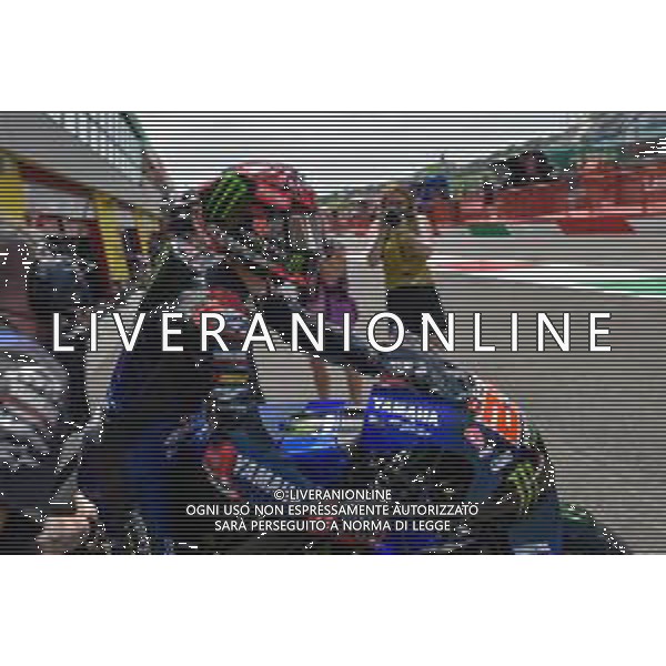 Alessio Marini/LMedia - Gran Premio d\'iItalia Oakley MotoGP Free Practice - MotoGP World Championship May 27 2022 - Mugello International Circuit Mugello, Italy Gran Premio d\'iItalia Oakley MotoGP Free Practice Photo showing: Quartararo Fabio Fra Monster Energy Yamaha Motogp Yamaha ready to race @Alessio Marini/LiveMedia /AGENZIA ALDO LIVERANI SAS
