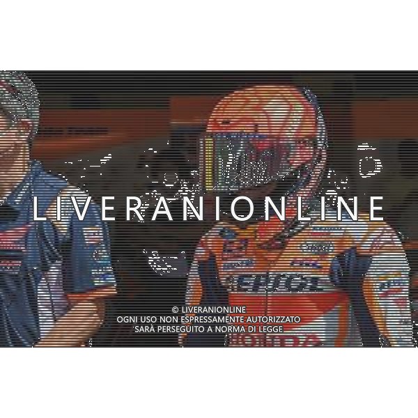 Alessio Marini/LMedia - Gran Premio d\'iItalia Oakley MotoGP Free Practice - MotoGP World Championship May 27 2022 - Mugello International Circuit Mugello, Italy Gran Premio d\'iItalia Oakley MotoGP Free Practice Photo showing: Marquez Marc Spa Repsol Honda Team Honda in the pits @Alessio Marini/LiveMedia /AGENZIA ALDO LIVERANI SAS