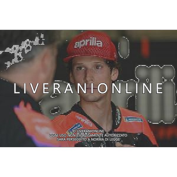 Alessio Marini/LMedia - Gran Premio d\'iItalia Oakley MotoGP Free Practice - MotoGP World Championship May 27 2022 - Mugello International Circuit Mugello, Italy Gran Premio d\'iItalia Oakley MotoGP Free Practice Photo showing: Savadori Lorenzo Ita Aprilia Racing Aprilia in the pits @Alessio Marini/LiveMedia /AGENZIA ALDO LIVERANI SAS