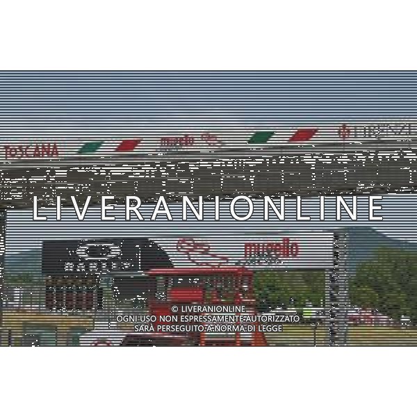 Alessio Marini/LMedia - Gran Premio d\'iItalia Oakley MotoGP Free Practice - MotoGP World Championship May 27 2022 - Mugello International Circuit Mugello, Italy Gran Premio d\'iItalia Oakley MotoGP Free Practice Photo showing: Finish line Mugello Circuit @Alessio Marini/LiveMedia /AGENZIA ALDO LIVERANI SAS