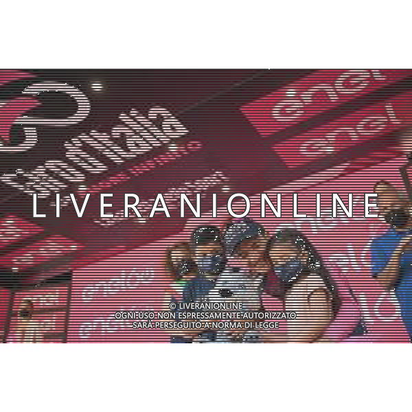 27-05-2022 Giro D\'italia; Tappa 19 Marano Lagunare - Santuario Di Castelmonte; 2022, Ineos - Grenadiers; Carapaz Antonio, Richard Antonio; Figli Carapaz Antonio, Richard Antonio; Santuario Di Castelmonte; ©SIROTTI/AGENZIA ALDO LIVERANI SAS