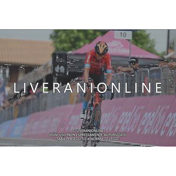 27-05-2022 Giro D\'italia; Tappa 19 Marano Lagunare - Santuario Di Castelmonte; 2022, Bahrain - Victorious; Novak, Domen; Santuario Di Castelmonte; ©SIROTTI/AGENZIA ALDO LIVERANI SAS