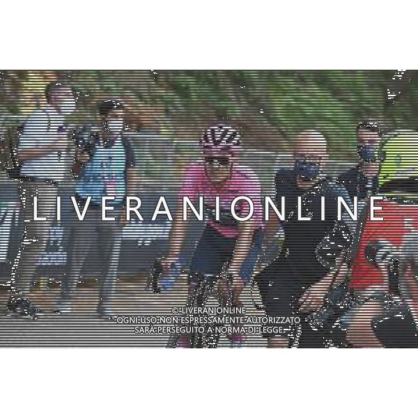 27-05-2022 Giro D\'italia; Tappa 19 Marano Lagunare - Santuario Di Castelmonte; 2022, Ineos - Grenadiers; Carapaz Antonio, Richard Antonio; Santuario Di Castelmonte; ©SIROTTI/AGENZIA ALDO LIVERANI SAS