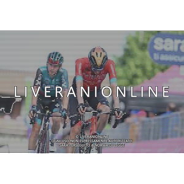 27-05-2022 Giro D\'italia; Tappa 19 Marano Lagunare - Santuario Di Castelmonte; 2022, Bahrain - Victorious; Poels, Wouter; Santuario Di Castelmonte; ©SIROTTI/AGENZIA ALDO LIVERANI SAS