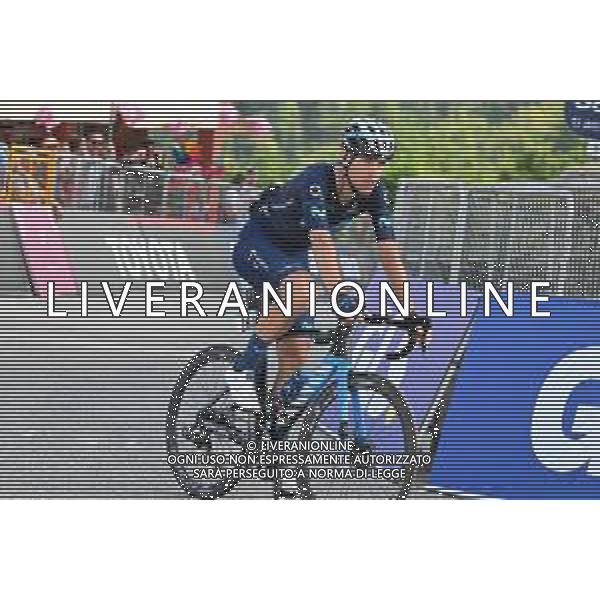 27-05-2022 Giro D\'italia; Tappa 19 Marano Lagunare - Santuario Di Castelmonte; 2022, Movistar; Lazkano Lopez, Oier; Santuario Di Castelmonte; ©SIROTTI/AGENZIA ALDO LIVERANI SAS