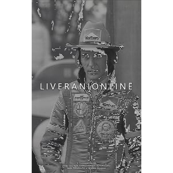 RETROSPETTIVA ARTURO MERZARIO PILOTA F1 NELLA FOTO ARTURO MERZARIO A MONZA NELL\'ANNO 1974 AG ALDO LIVERANI SAS