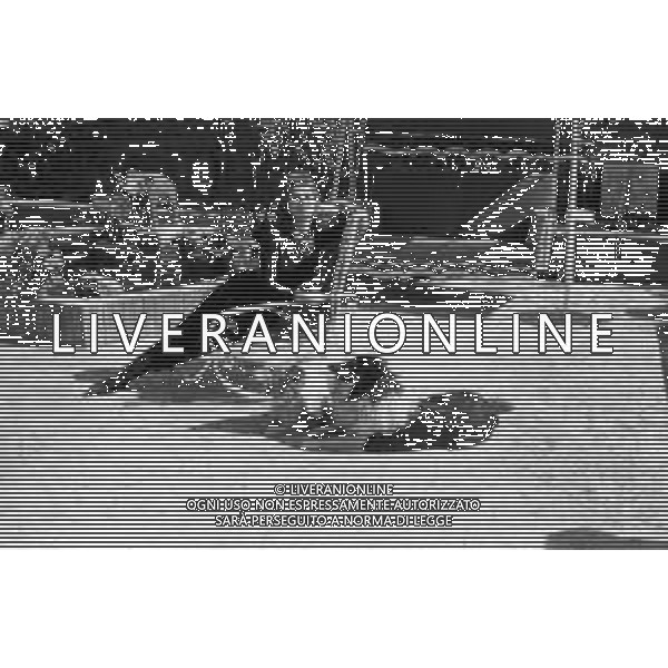 RETROSPETTIVA LIANA ORFEI ATTRICE E CIRCENSE NELLA FOTO NELLA SUA ABITAZIONE A ROMA NEL 1960 ©Archivio Giovanni Liverani/AGENZIA ALDO LIVERANI SAS