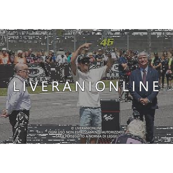 Valerio Origo/LMedia - Valentino Rossi retired the number 46 - MotoGP World Championship May 28 2022 - Mugello International Circuit Mugello, Italy Valentino Rossi retired the number 46 Photo showing: Valentino Rossi, retirement ceremony of number 46 @Valerio Origo/LiveMedia /AGENZIA ALDO LIVERANI SAS