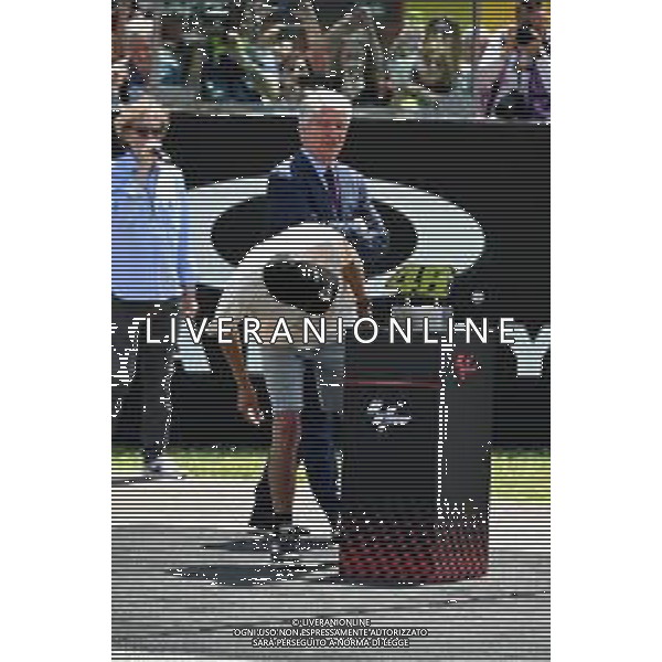 Giorgio Panacci/LMedia - Valentino Rossi retired the number 46 - MotoGP World Championship May 28 2022 - Mugello International Circuit Mugello, Italy Valentino Rossi retired the number 46 Photo showing: Valentino Rossi retired the number 46 in Mugello Circuit Gp D\'Italia Oakley @Giorgio Panacci/LiveMedia /AGENZIA ALDO LIVERANI SAS