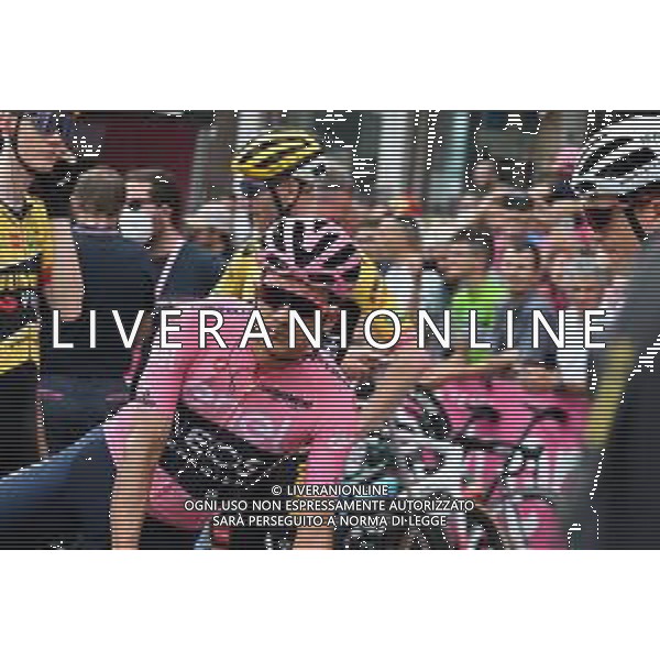 28-05-2022 Giro D\'italia; Tappa 20 Belluno - Passo Fedaia; 2022, Ineos - Grenadiers; Carapaz Antonio, Richard Antonio; Belluno; FOTO STEFANO SIROTTI-AG ALDO LIVERANI SAS