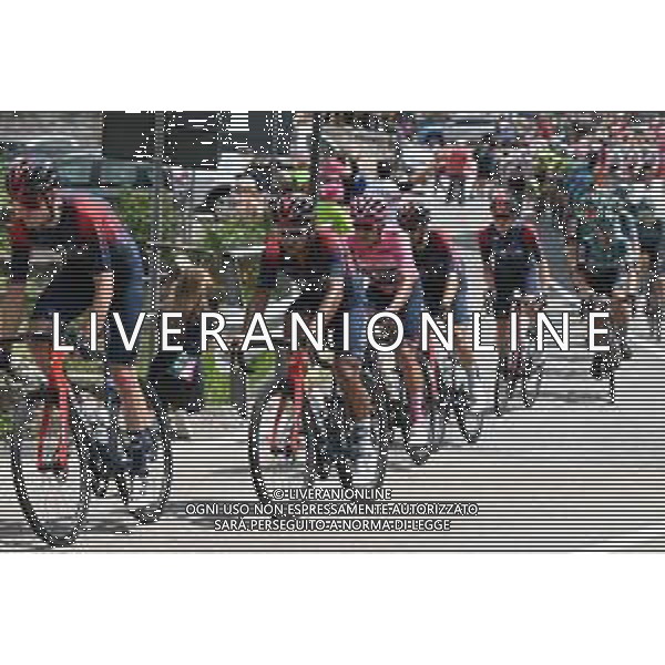 28-05-2022 Giro D\'italia; Tappa 20 Belluno - Passo Fedaia; 2022, Ineos - Grenadiers; Narvaez, Jhonnatan; Carapaz Antonio, Richard Antonio; Cencenighe Agordino; FOTO STEFANO SIROTTI-AG ALDO LIVERANI SAS