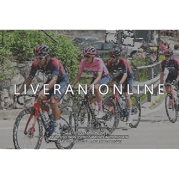 28-05-2022 Giro D\'italia; Tappa 20 Belluno - Passo Fedaia; 2022, Ineos - Grenadiers; Narvaez, Jhonnatan; Carapaz Antonio, Richard Antonio; Cencenighe Agordino; FOTO STEFANO SIROTTI-AG ALDO LIVERANI SAS