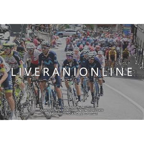 28-05-2022 Giro D\'italia; Tappa 20 Belluno - Passo Fedaia; 2022, Movistar; Rojas, Joaquin Gil Jose; Valverde, Alejandro; Cencenighe Agordino; FOTO STEFANO SIROTTI-AG ALDO LIVERANI SAS