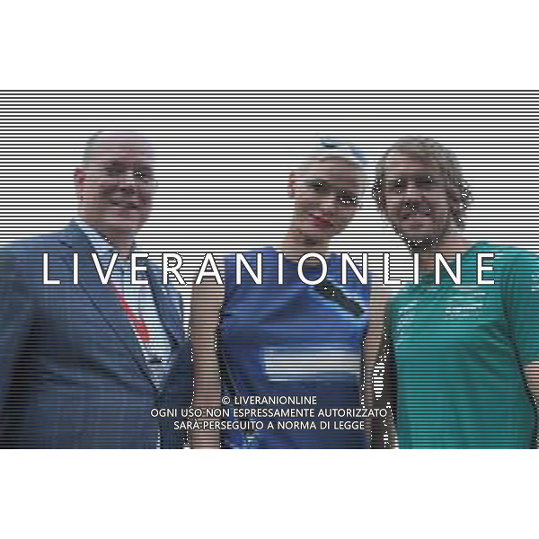 (L to R): HSH Prince Albert of Monaco (MON) with Princess Charlene of Monaco and Sebastian Vettel (GER) Aston Martin F1 Team. 28.05.2022. Formula 1 World Championship, Rd 7, Monaco Grand Prix, Monte Carlo, Monaco, Qualifying Day. - www.xpbimages.com, EMail: requests@xpbimages.com © Copyright: Coates / XPB Images/AGENZIA ALDO LIVERANI SAS - ITALY ONLY EDITORIAL USE ONLY